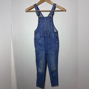 OshKosh B'gosh Classic Blue Denim Overalls Sz 6/6X